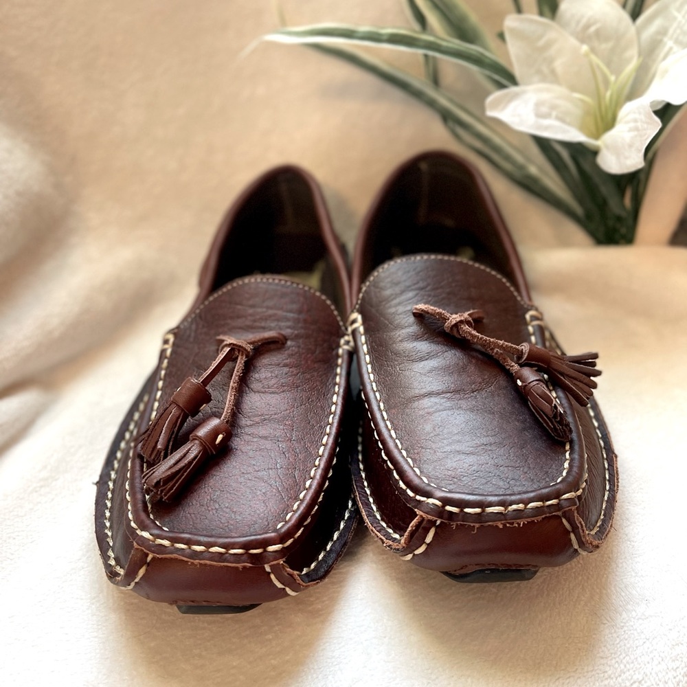 Mens Cabela’s leather slipper house or driving shoe size 9D